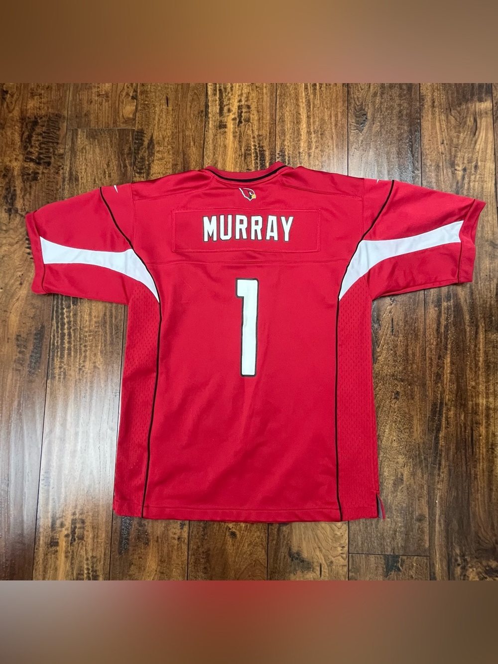 Nike Arizona Cardinals Kyler Murray 1 Red Jersey On The Field Youth Large 14/16. - Picture 9 of 10